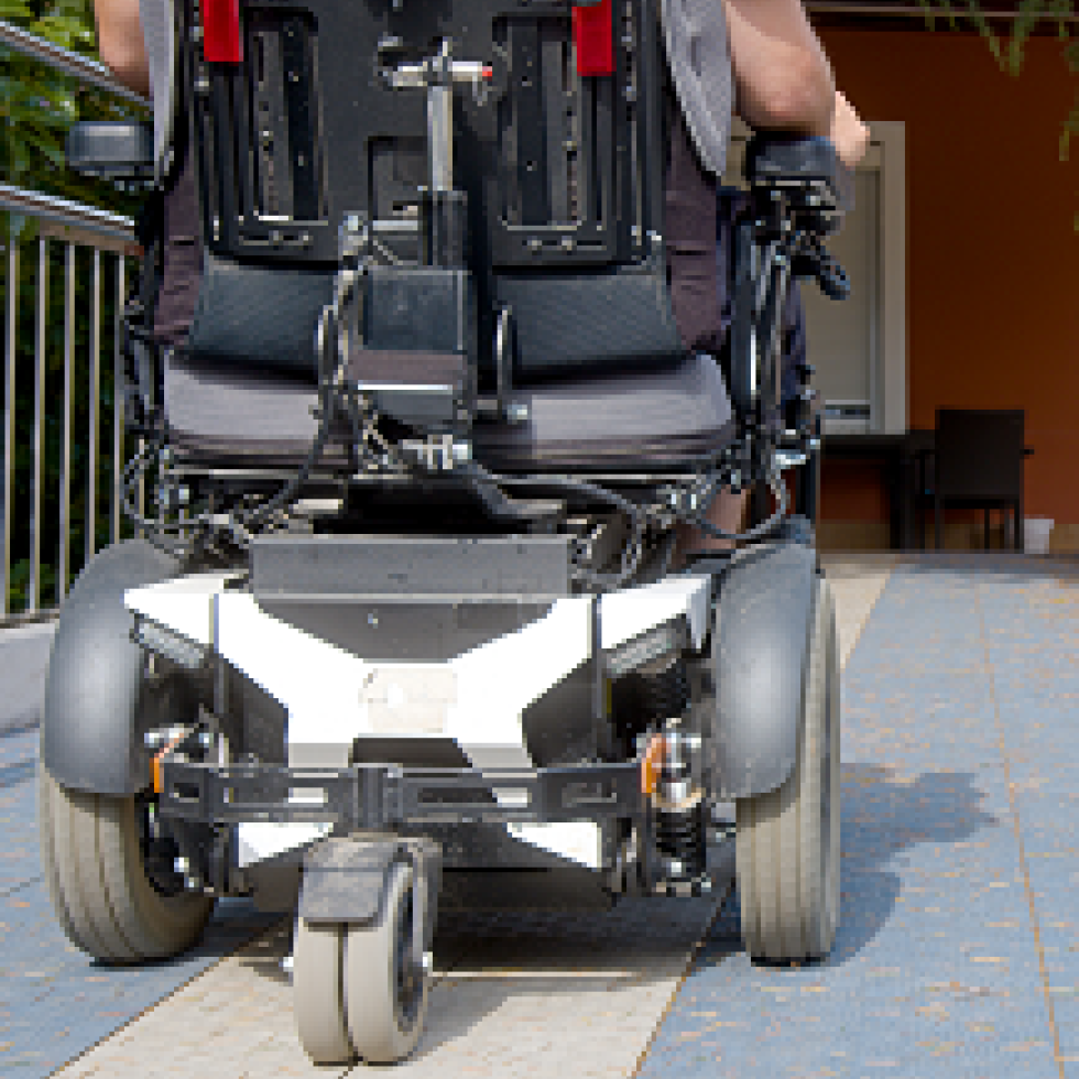 person in powerchair